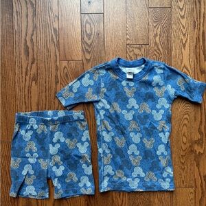 Hanna Andersson Disney Mickey Mouse Pajamas Size 8 (130 cm)